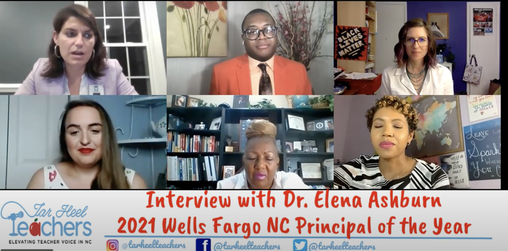 NC educators talk with principal of year Elena Ashburn EducationNC